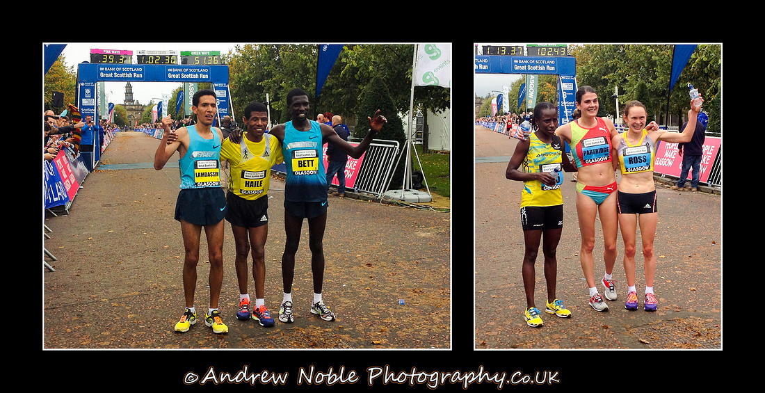 Elite winners, Scottish Half Marathon Record